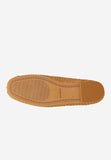 Wojas Brown Braided Leather Ballet Flats with Decorative Bow | 4404553