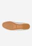 Wojas Light Beige Openwork Leather Ballet Flats | 4405659