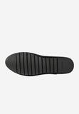 Wojas Black Openwork Leather Loafers | 4610251