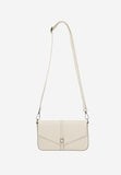 Wojas White Leather Crossbody Bag with Decorative Crystals | 8030250