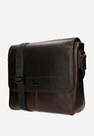 Wojas Large Brown Leather Messenger Bag | 9002542