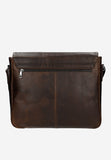 Wojas Large Brown Leather Messenger Bag | 9002542