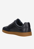 Wojas Dark Blue Leather Sneakers | 1025076