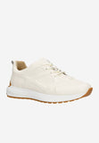 Wojas Beige Embossed Leather Sneakers | 4632954