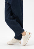 Wojas Beige Embossed Leather Sneakers | 4632954