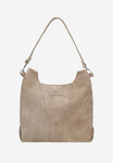 Wojas Beige Velour Leather Tote Bag | 8044664