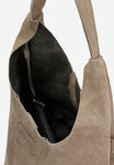 Wojas Beige Velour Leather Tote Bag | 8044664