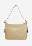Wojas Beige Velour Leather Crossbody Bag | 8045774