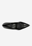 Wojas Black Leather High Heels | 3517451