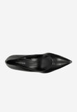 Wojas Black Leather High Heels | 3517451