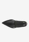 Wojas Black Leather High Heels | 3517451