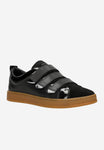 Wojas Black Combined Leather Sneakers | 4636571