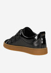 Wojas Black Combined Leather Sneakers | 4636571