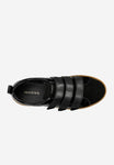 Wojas Black Combined Leather Sneakers | 4636571