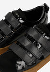 Wojas Black Combined Leather Sneakers | 4636571
