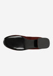 Wojas Burgundy Velour Leather Heels with Bow | 3517566