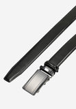 Wojas Black Leather Belt with Full Buckle | 9313251