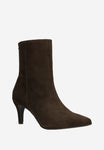 Wojas Brown Velour Leather Ankle Boots | 5530362