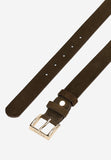 Wojas Women's Brown Velour Leather Belt | 9308462