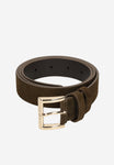 Wojas Women's Brown Velour Leather Belt | 9308462