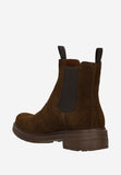 Wojas Brown Velour Leather Ankle Boots | 5508962