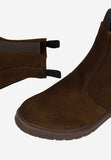 Wojas Brown Velour Leather Ankle Boots | 5508962