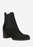 Wojas Black Insulated Nubuck Leather Ankle Boots | 5532361