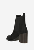 Wojas Black Insulated Nubuck Leather Ankle Boots | 5532361