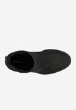 Wojas Black Insulated Nubuck Leather Ankle Boots | 5532361