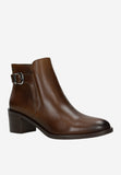 Wojas Brown Leather Insulated Ankle Boots with Belt | 5532752
