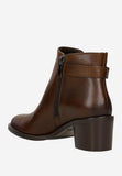Wojas Brown Leather Insulated Ankle Boots with Belt | 5532752