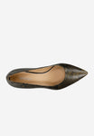 Wojas Snake Pattern Leather Block Heels | 3514050