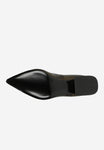 Wojas Snake Pattern Leather Block Heels | 3514050