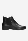 Wojas Black Insulated Leather Ankle Boots | 950351