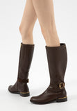 Wojas Brown Insulated Leather Knee High Boots | 7101152