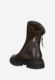 Wojas Brown Combined Leather Ankle Boots | 5524672