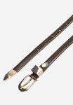 Wojas Women's Thin Brown Leather Belt | 9313753