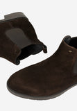 Wojas Brown Velour Leather Ankle Boots | 2004662