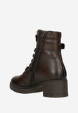Wojas Brown Insulated Leather Ankle Boots with Belt | 6414152