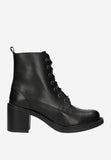 Wojas Black Insulated Leather Ankle Boots | 6414051