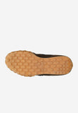 Wojas Chocolate Brown Velour Leather Sneakers | 4637482