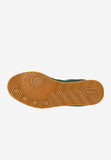 Wojas Green Velour Leather Sneakers | 4637577