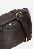 Wojas Chocolate Brown Leather Waist Bag | 8019552