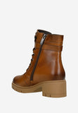 Wojas Light  Brown Insulated Leather Ankle Boots with Belt | 6414153
