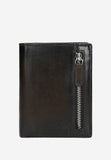 Wojas Brown Classic Leather Wallet with Zipper | 9112952