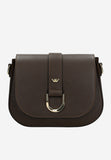 Wojas Chocolate Brown Leather Crossbody Bag | 8038552