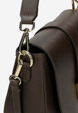 Wojas Chocolate Brown Leather Crossbody Bag | 8038552