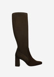 Wojas Brown Velour Leather Knee High Boots | 7104182