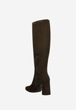 Wojas Brown Velour Leather Knee High Boots | 7104182