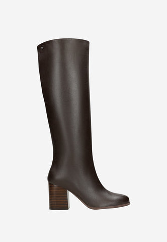 Wojas Chocolate Brown Leather Knee High Boots | 7113652